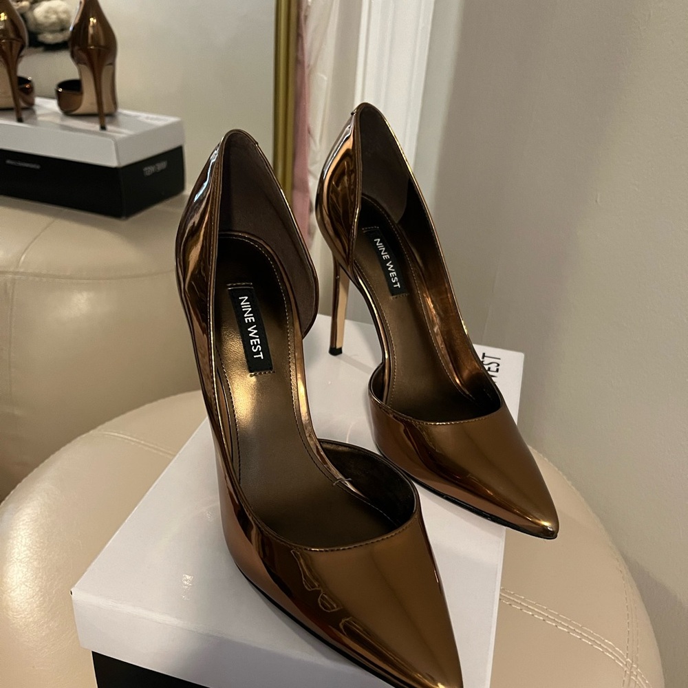 NINE WEST BRONZE D’ORSAY 7